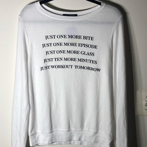 NWOT Wildfox “Just One More...” Jumper - Picture 3 of 5